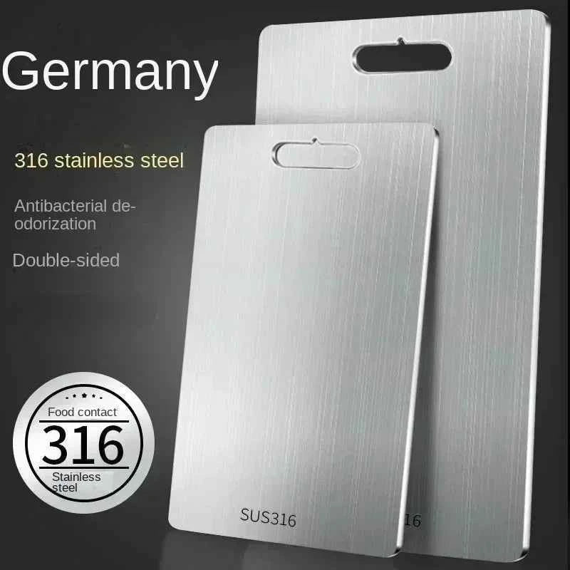 316 Thickened Cutting Board Stainless Steel Cut Vegetables Meat Chopping Board Cooking Tools Anti-mold Cutting Boards Mats