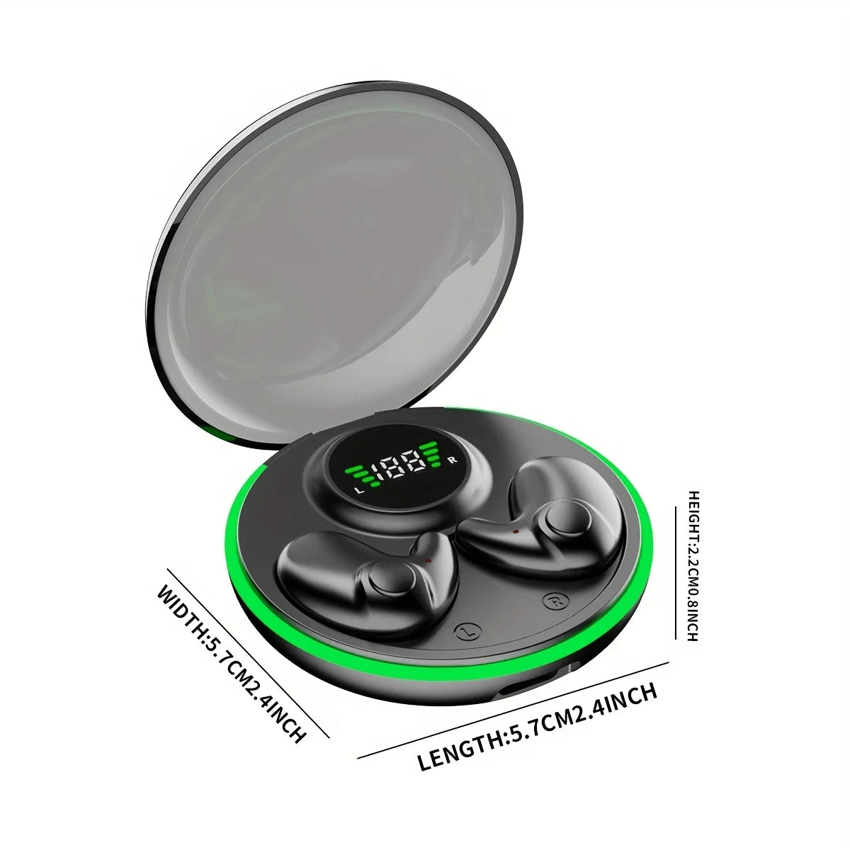 Long Endurance Wireless Bluetooth Earbuds Fast Convenient Charging Lightweight Portable Comfort In Ear Headphones Stable Connection For Daily Commute Sports Office Video Calls Music Entertainment Travel Companion