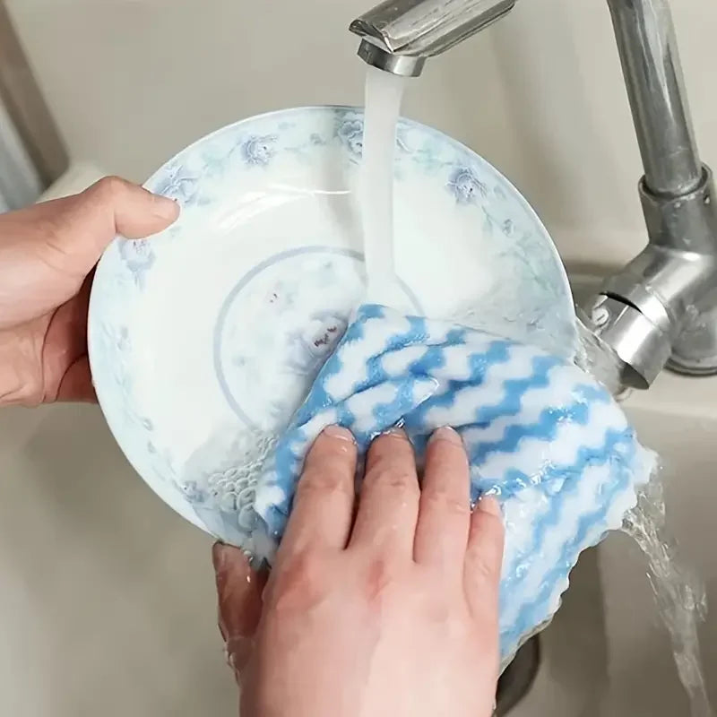 Coral Fleece Dishcloths, Super Absorbent Multi-Pack