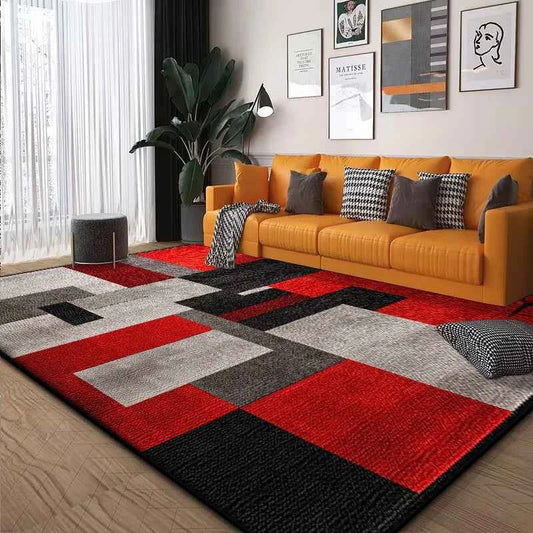 Geometry Abstract Carpets Living Room Modern Decoration Carpet Hall Sofa Side Foot Mat Room Decor Doorway Hallway Rug Washable