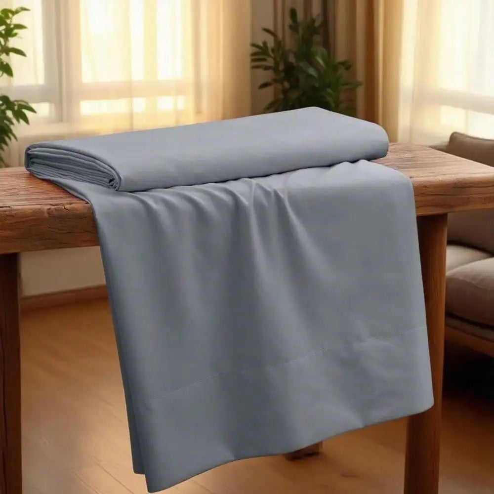 1PC Luxury Flat Sheet: Soft, Wrinkle-Free, Stain-Resistant, And Machine Washable Bedsheet For Effortless Care