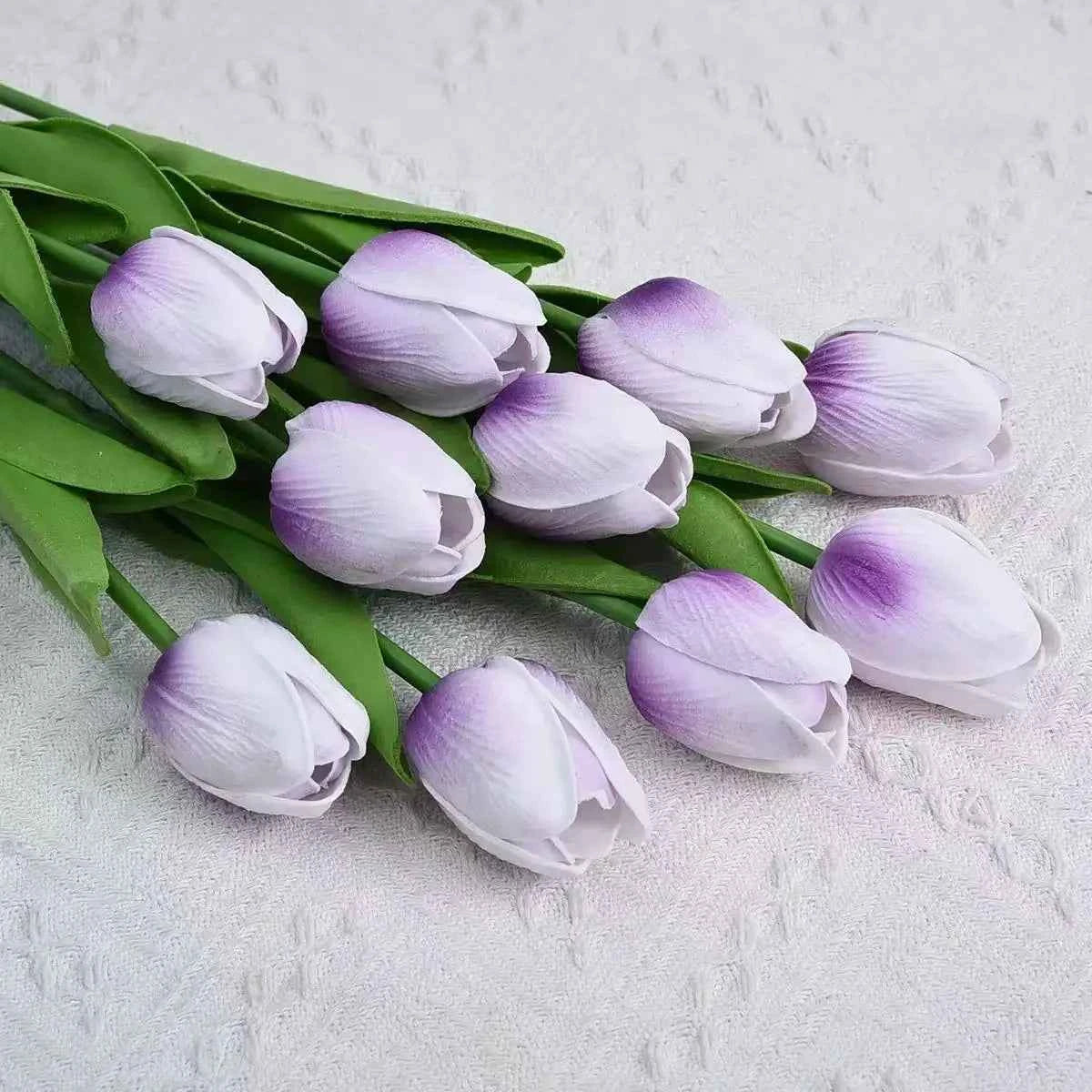 1/5/10/15PCS Tulips Artificial Flowers Real Touch Flowers Tulip Bouquet Decor Fake Tulips Flower for Home Wedding Decorations