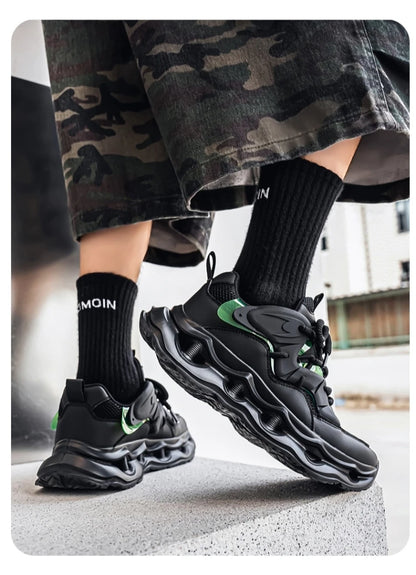 Men's Basketball Shoes Breathable Cushioning Non-Slip Wearable Runing Shoes Gym Training Athletic Basketball Sneakers for Women