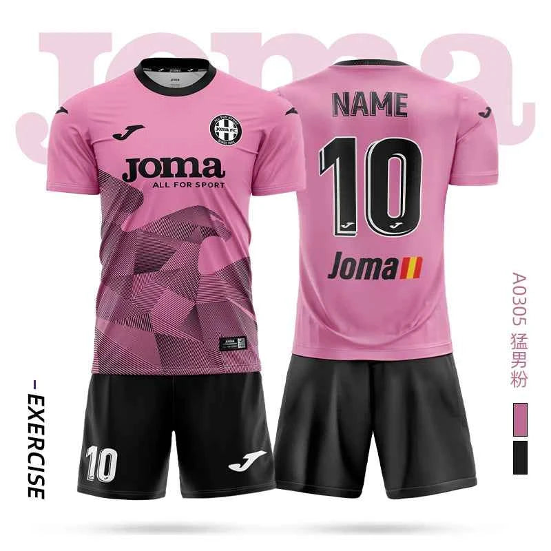 joma Homer soccer jersey short-sleeved shirt + shorts set 3DT T-shirt children's training uniform team match soccer jersey