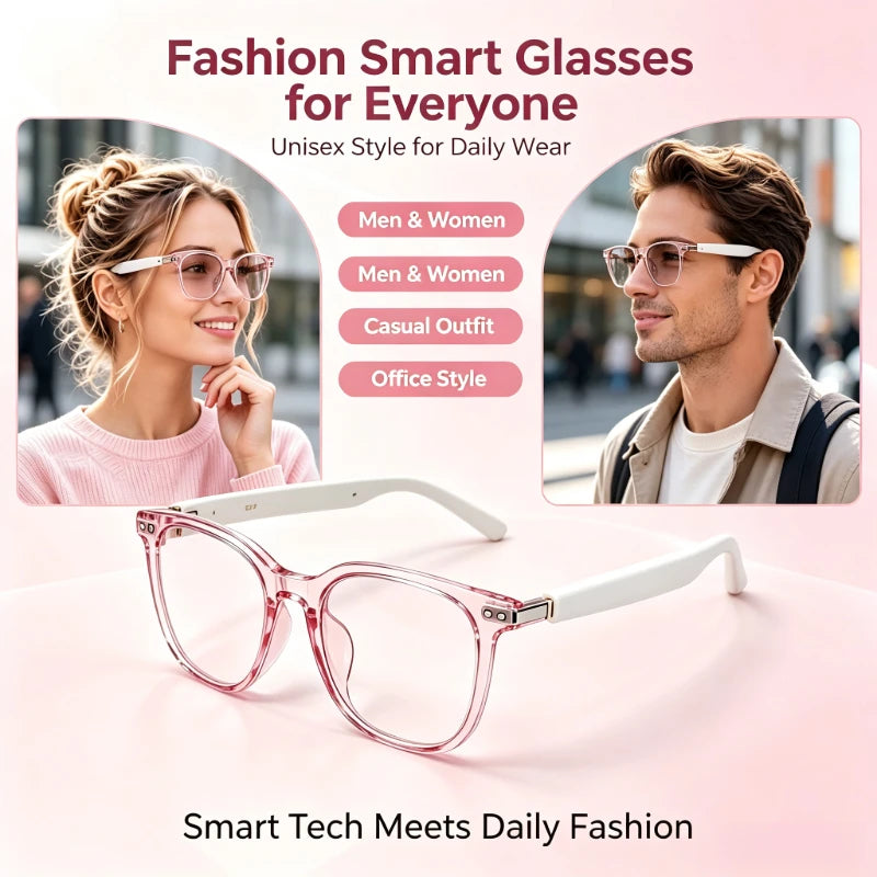 Smart Translation Glasses – 160 Languages, Photochromic Lenses, Bluetooth Audio, Drive & Cycle Safe