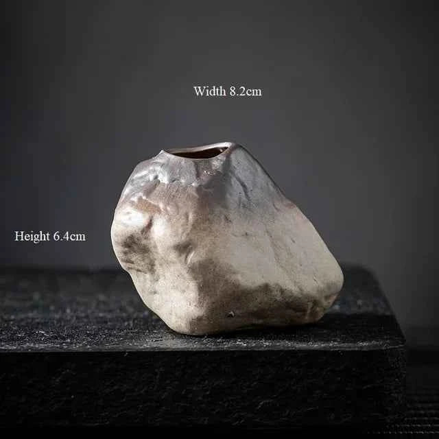 China Pottery Mini Small Flower Vases Traditional Chinese Retro Style Ceramic Vase Lliving Room Home Decoration T032