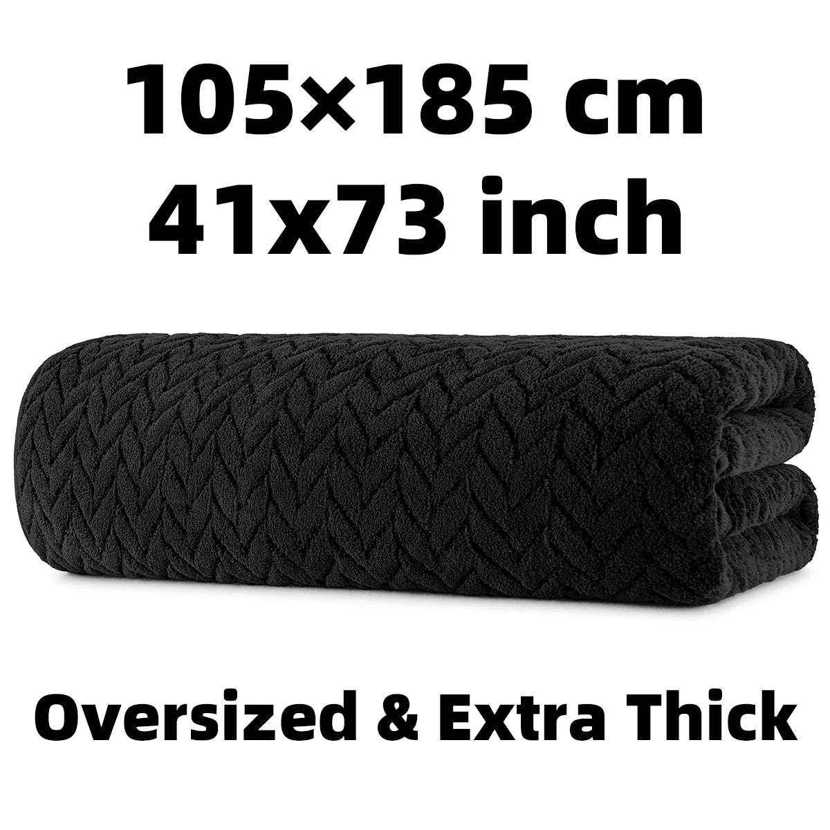 1 Thick, Extra-Large Quick-Drying Towel, 105x180cm, Enlarged and Thickened - Bath Towel