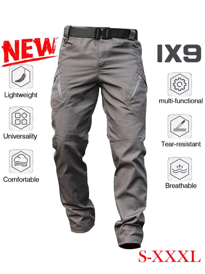 Men's Tactical Pants — Multi-Pocket Scratch-Resistant Breathable Lightweight Outdoor Pants