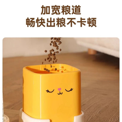 Battery-Powered Cat Water Fountain, Wireless Flow