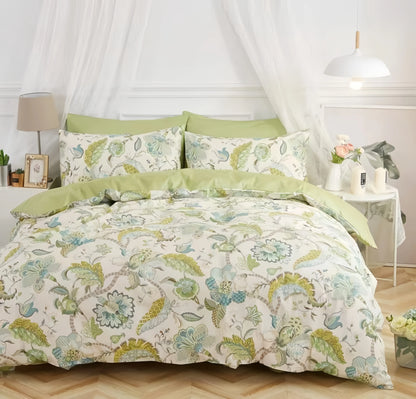 Duvet Cover Pillowcases Set,  600 TC, 100% Egyptian Cotton,  Printed and Solid Colors, US, UK Size,  Customize