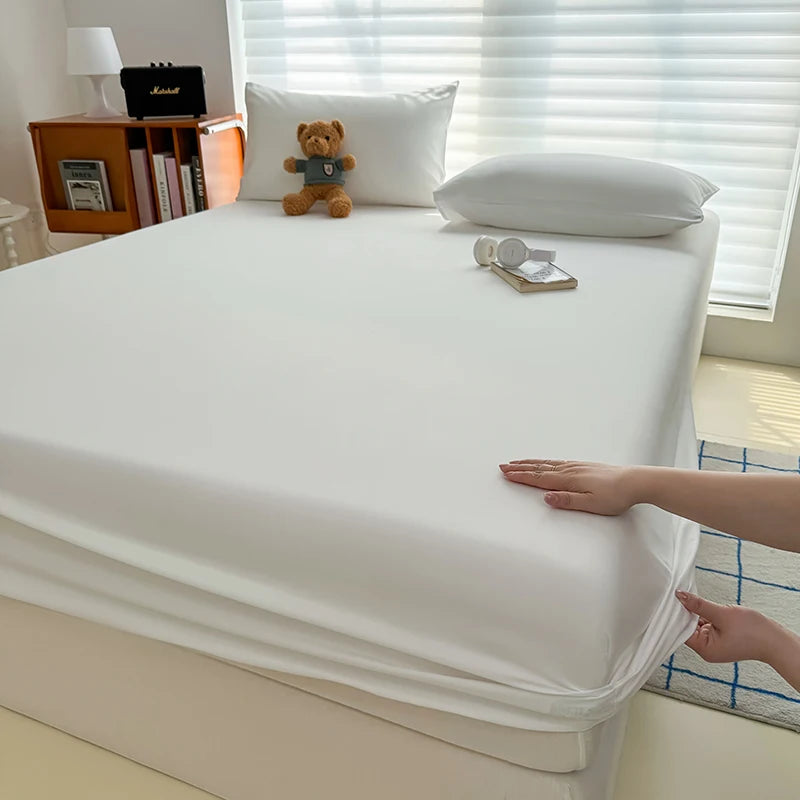 Solid Color Fitted Sheet | Single to Queen