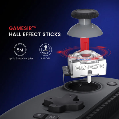 GameSir G8+ Bluetooth Gamepad, Hall Effect