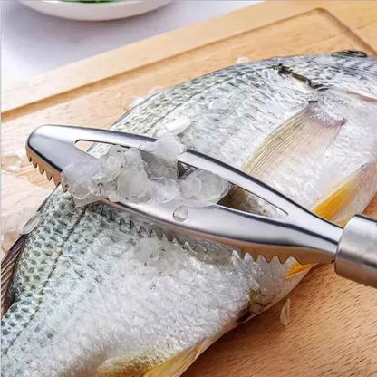 Stainless Steel Fish Cleaning Knife Skinner Fish Skin Scraper Scales Fishing Cleaning Kitchen Cooking Kitchen Gadget