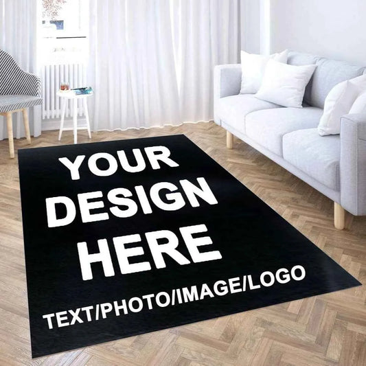 Custom Rug with Logo Customized Door Mat Custom Carpet Personalized Area Rug for Bedroom Bathroom Entrance Decorative