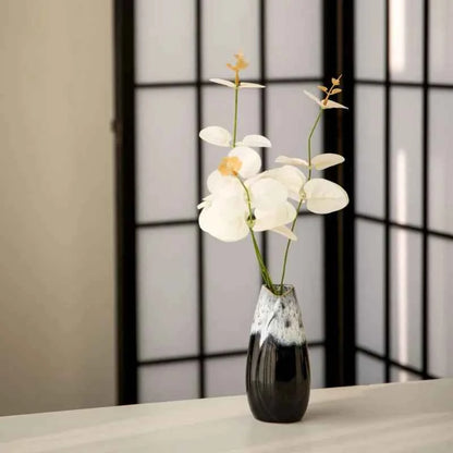 Japanese Style Ceramic Kiln Glazed Retro Vase Handmade Flower Arrangement Decoration Living Room Foyer Vase