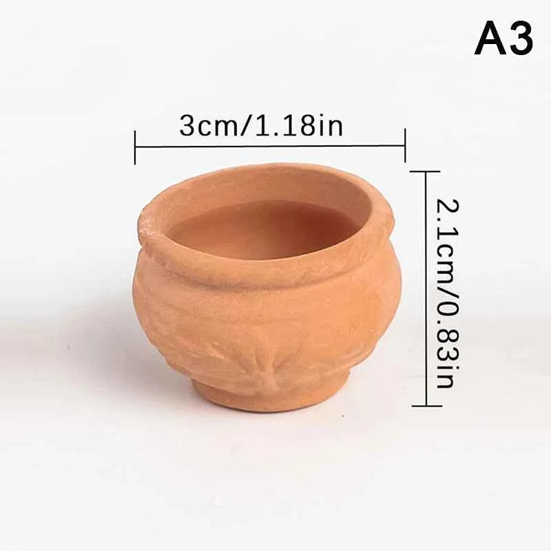 Mini Ceramic Vase Artifact Collection Simulation Vase Ornaments Classic For Gifts Home Decor Miniature Toy Miniature Vase Model