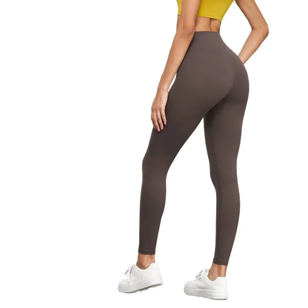 Women’s High Waist Butt Lift 7/8 Yoga Leggings — Naked Feeling