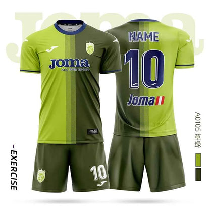 joma Homer soccer jersey short-sleeved shirt + shorts set 3DT T-shirt children's training uniform team match soccer jersey