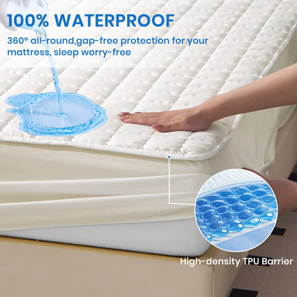 Curved Plaid Fitted Sheet, 30cm Deep Pocket. Available in Twin, Full, Queen, King and 7 colors. Waterproof, soft, breathable, wrinkle-resistant and snug-fitting, perfect for bedroom use as daily bedding.