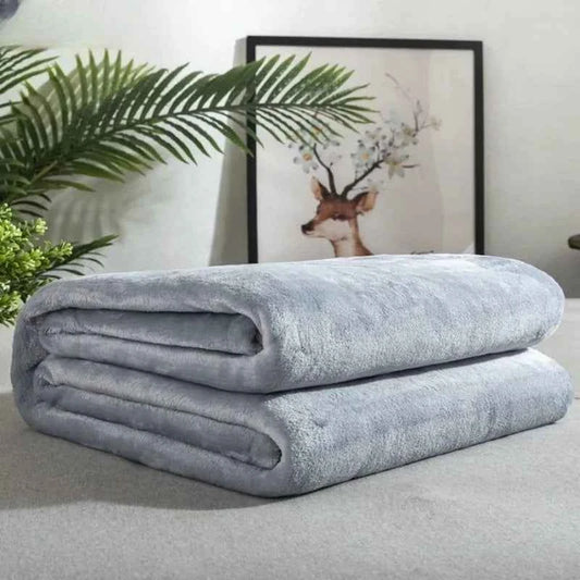 Home Textiles Flannel Blanket Air Conditioning Blanket Thin Spring Summer Fleece Blanket Office Nap  Blanket Multi-size Optional