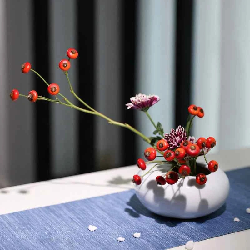 Modern Nordic Style Ceramic Vases Simple Plants Pot Flower Arrangement for Home Office Desktop Living Room Home Decor Balcony