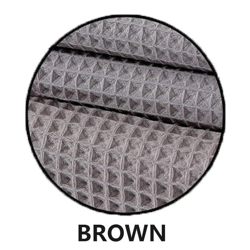 Premium Cotton Waffle Towel Set | Ultra-Absorbent Quick-Dry Bath & Hand Towels