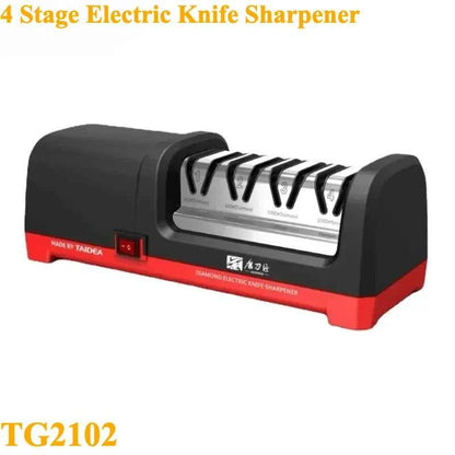 Taidea GRINDER 4 Stage Diamond Electric Knife Sharpener With 2800rpm Rotational Speed And 18W Rated Power FCC CE Certif TG2102