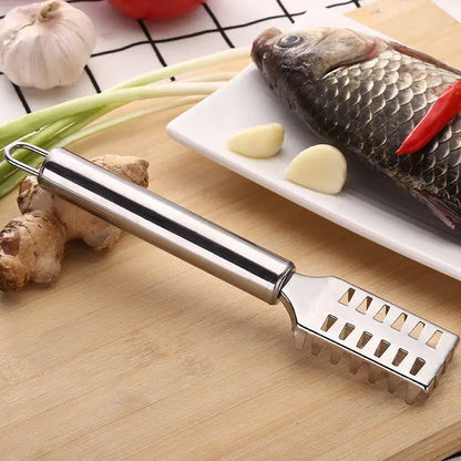Anti-Splash Stainless Steel Fish Scale Remover Scaler