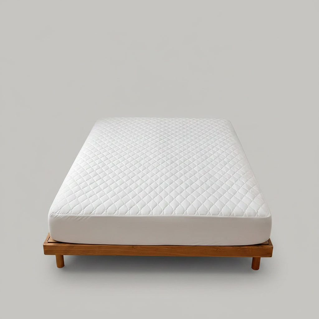 California King Waterproof Fitted Sheet | Soft Plush Noiseless Deep Pocket | Machine Washable