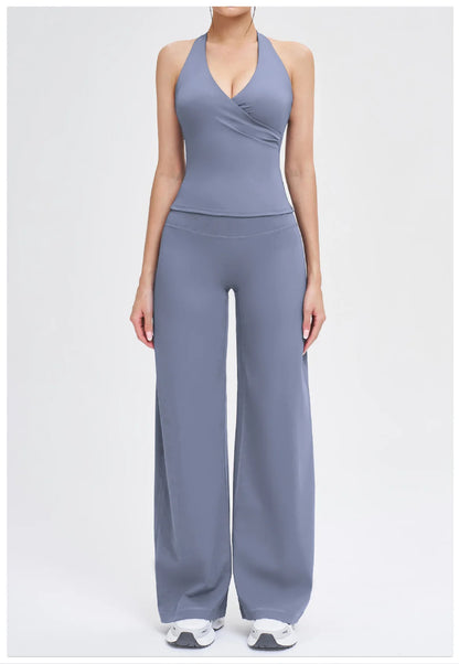 Women’s 2-Piece Yoga Tracksuit — High Waist Leggings & Sports Top