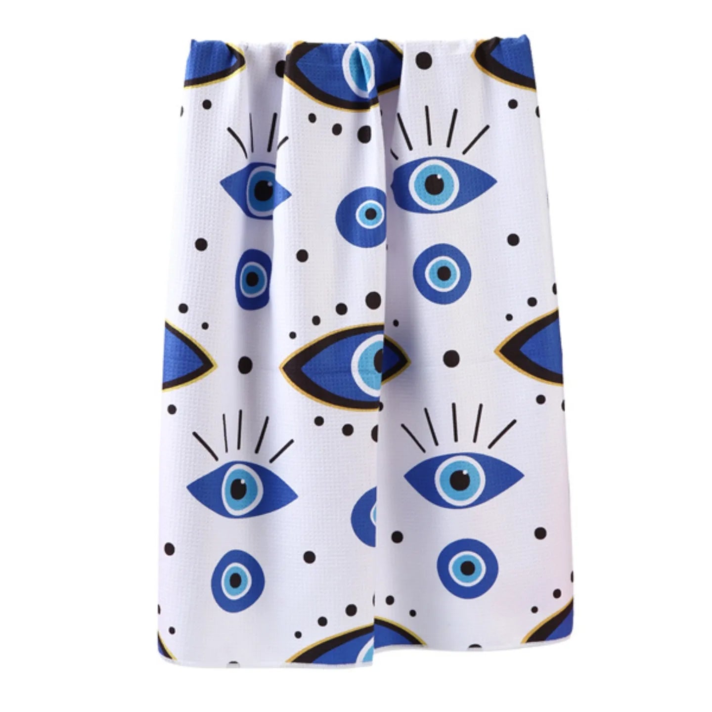 Quick Dry Microfiber Beach Towel Western Howdy Evil Eye Printed Lightweight