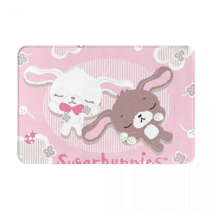 Sugarbunnies Carpet Non-slip Doormat Floor Mat Antiwear Rug for Kitchen Entrance Home Bedroom Cute Footpad Mats Home Decoration