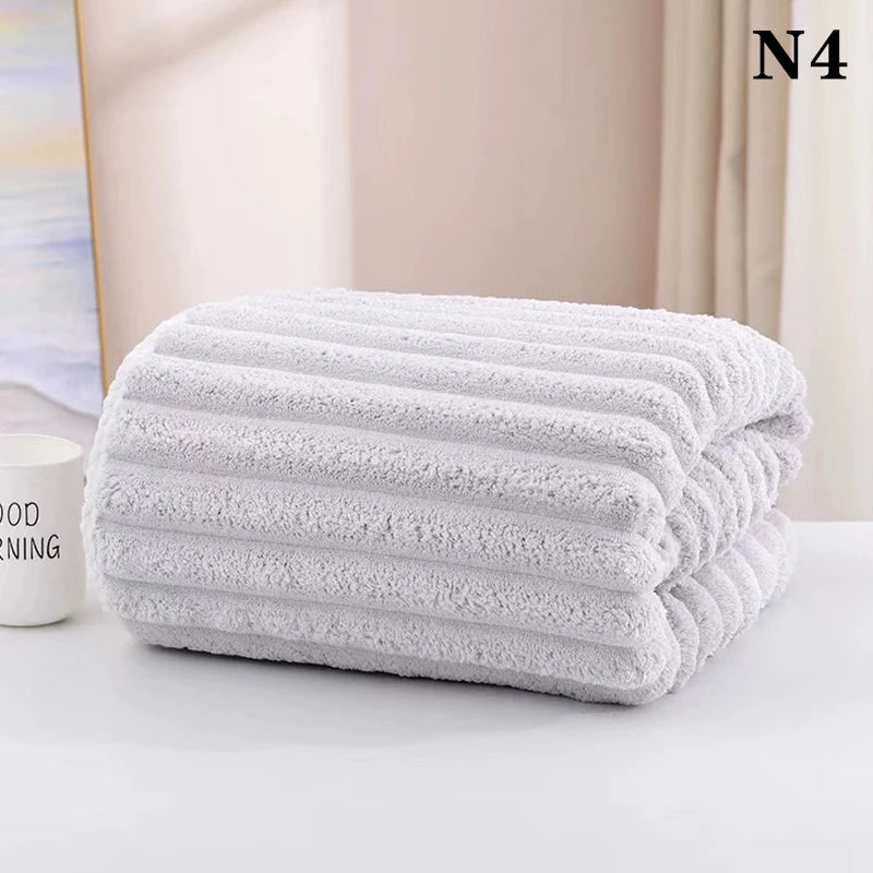 Soft Thickened Water Absorbent Bath Towel Household Wrap Towel Outdoor Beach