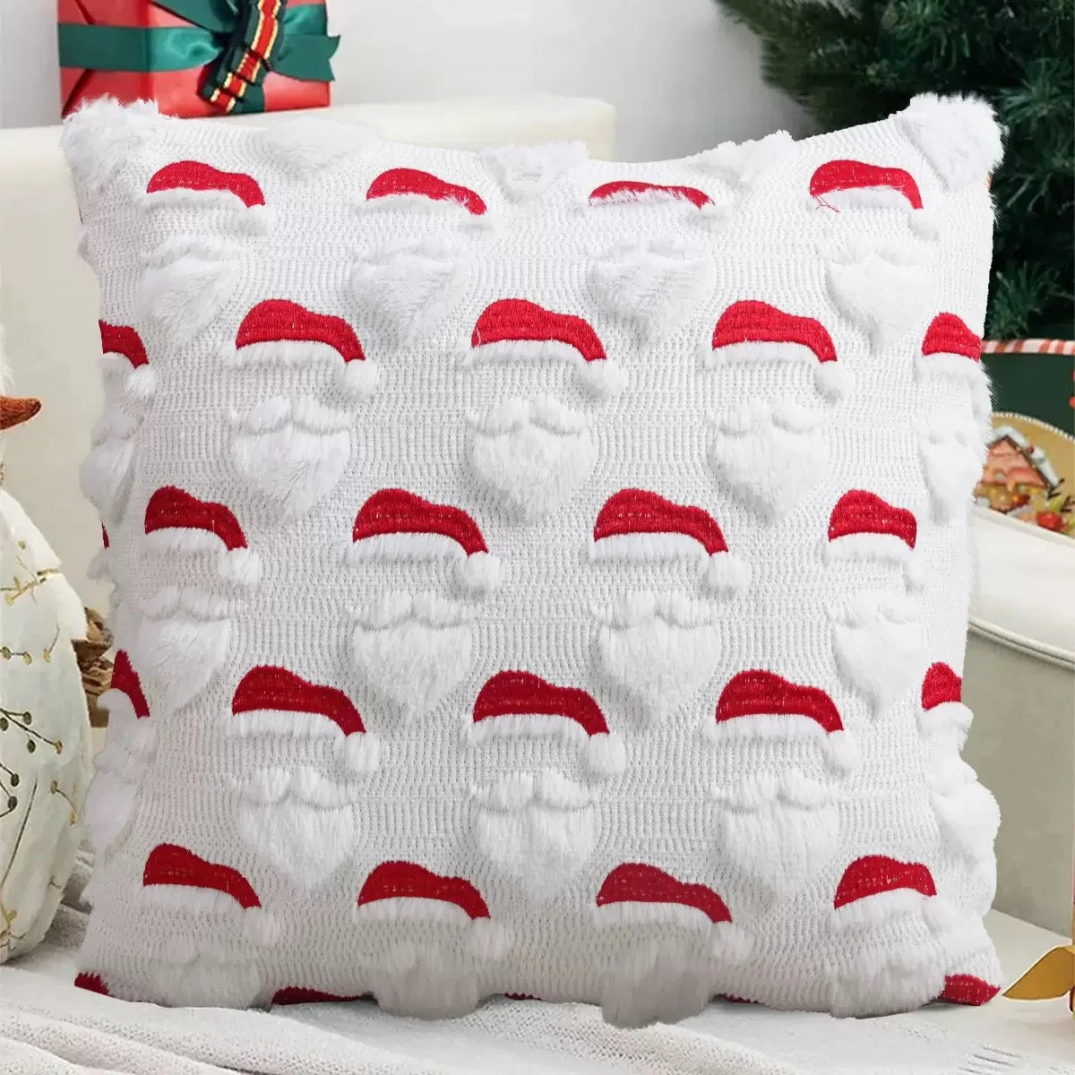 3D Halloween Imp Embroidered Pillowcase