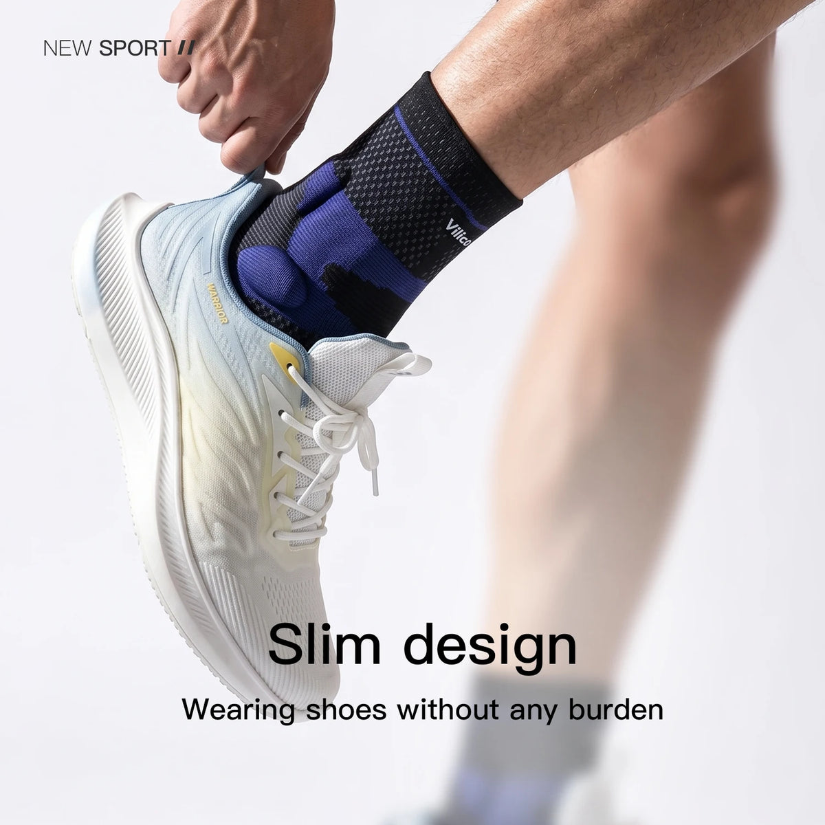 Lightweight High Elastic Fitted Ankle Brace, Shock Absorption Pressure Relief for Daily Sports, Anti-Sprain Ankle Protection Sle