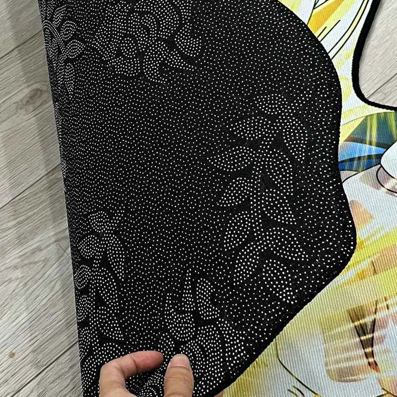 One Piece Luffy Gear 5 Plush Anime Rug - Non-Slip Soft Carpet for Bedroom Livingroom Gaming Room Decor Otaku Gift for Men & Fans