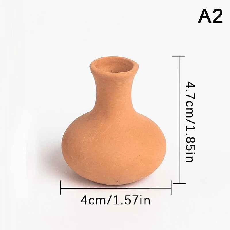 Mini Ceramic Vase Artifact Collection Simulation Vase Ornaments Classic For Gifts Home Decor Miniature Toy Miniature Vase Model