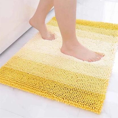 Olanly Super Absorbent Bathroom Rug Luxury Chenille Bath Mat Plush Non-slip Shower Mat Bathroom Carpet Welcome Deal Floor Mats