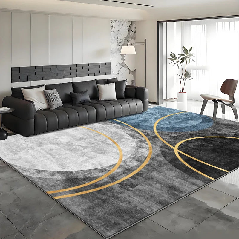 VIKAMA Nordic Dirt-Resistant Area Rug – Non-Slip Soft Carpet for Living Room, Sofa & Bedroom