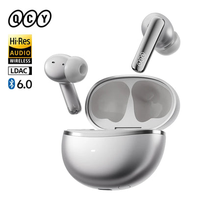 QCY MeloBuds N70 Wireless Earbuds – Bluetooth 6.0, 56dB ANC, LDAC Hi-Res, 50H Playtime