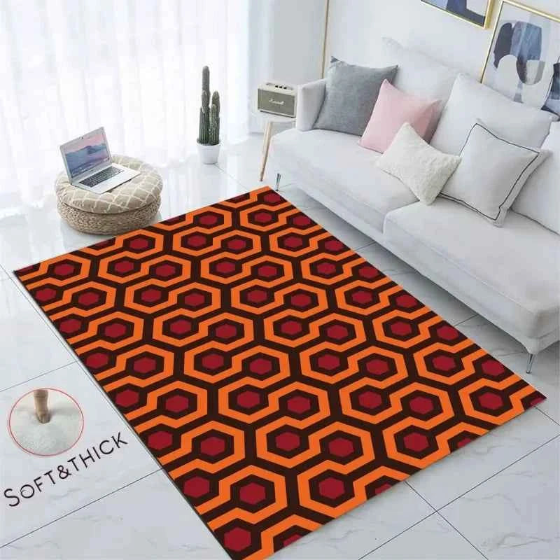 The Shining Overlook Hotel Carpet Area Rug The Shining Rug Halloween Room 237 Overlook Hotel Rug The Shining Hotel Rug