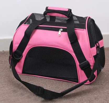 Foldable Mesh Pet Carrier Bag