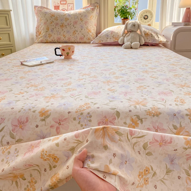 100% Cotton All-Season Flat Sheet, Wrinkle-Resistant