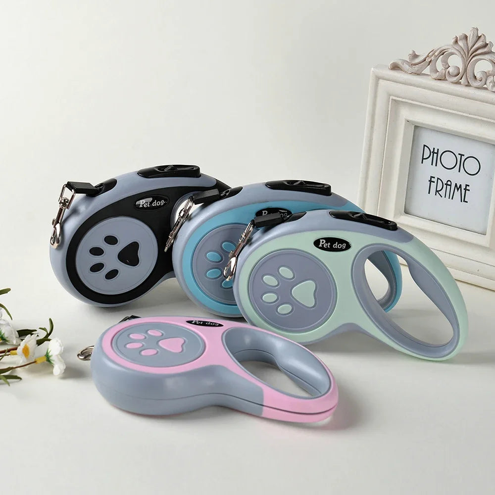 3M/5M Retractable Nylon Dog Leash for Outdoor Hiking