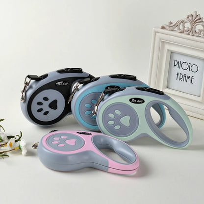3M/5M Retractable Nylon Dog Leash for Outdoor Hiking