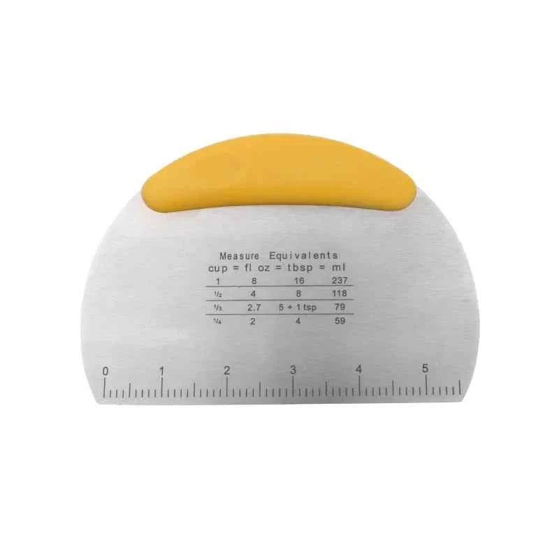 Flour Cutter Stainless steel Bake Scraper Cream Cake Dough Knife Scraper Household Kitchen Baking Tool Large Cutting Knife