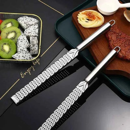 Stainless Steel Long Handle Cheese Grater Cheese Scrubber Lemon Chocolate Scraping Tool Home Kitchen Accessories
