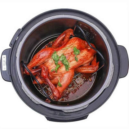 1pc Steamer Rack Trivet with Heat Resistant Compatible with Instant Pot Accessories Quart, Rack Pressure Cooker Trivet