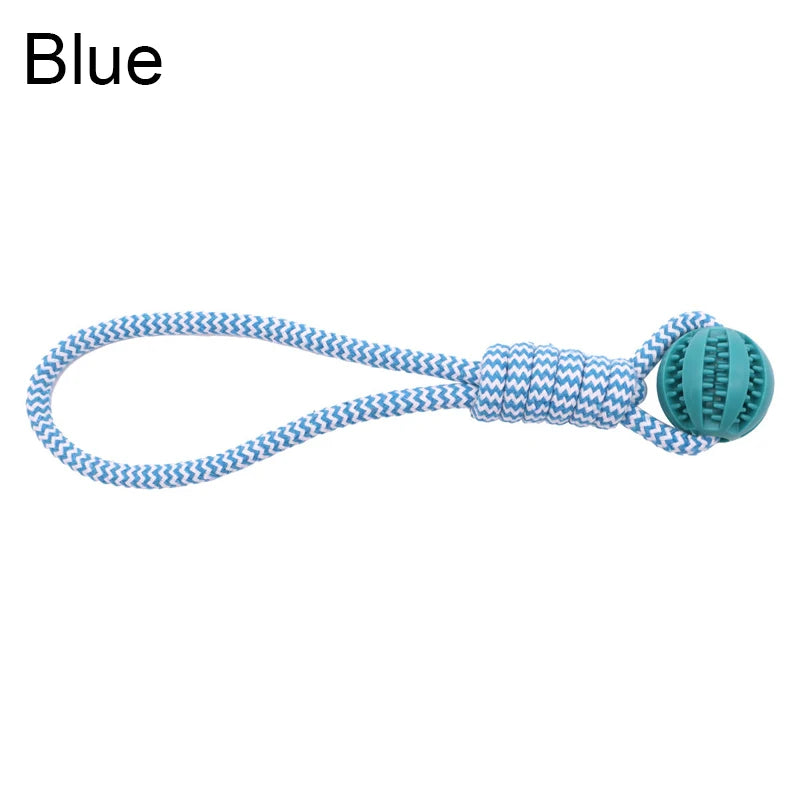 Bite-Resistant Cotton Rope Treat Ball for Dogs