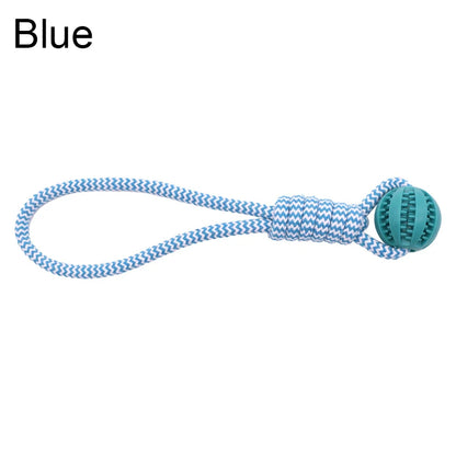 Bite-Resistant Cotton Rope Treat Ball for Dogs